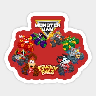 Lets Jam of Truckin Sticker